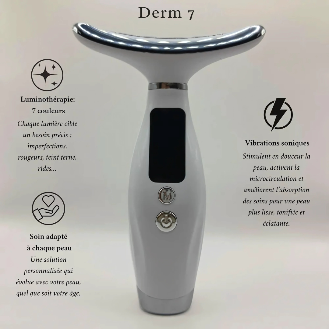 Appareil Lifting Cou & Visage — Technologie LED & EMS