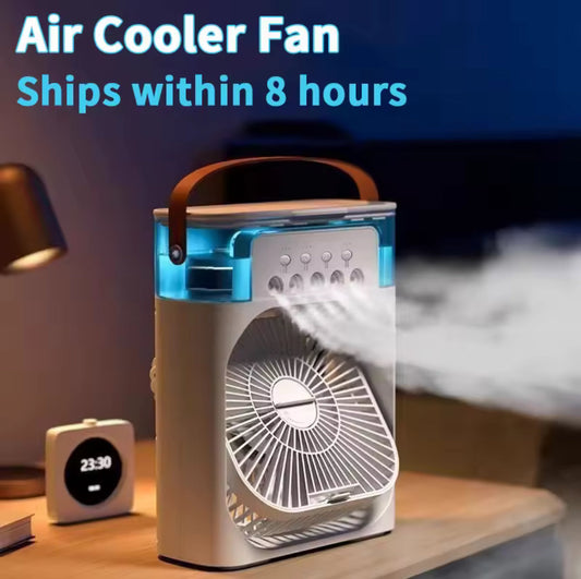Mini Climatiseur Portable à Brumisation — Ventilateur USB Refroidisseur d'Air