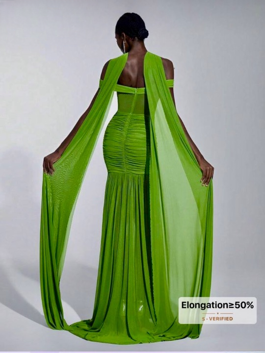 Robe Sirène Vert Lime